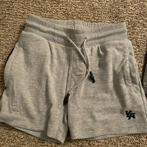 YoungLA French Terry Sweat Shorts - Gray - Size Medium